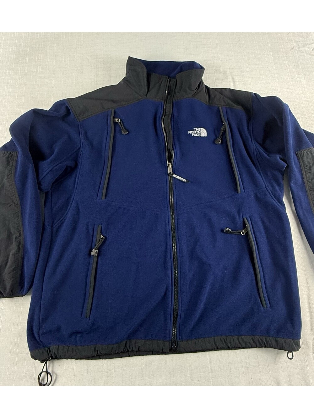 Vintage The North Face Gore Windstopper Fleece Jacket Men XXL Blue Black Korea